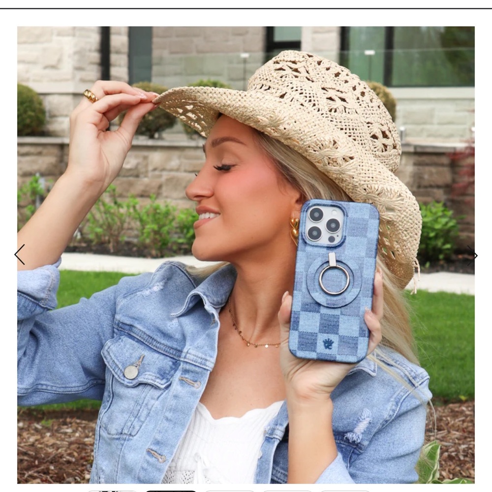 Velvet Caviar - denim vibe checkered bundle